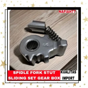 (KUALITAS PREMIUM)SPINDLE FORK STUT SLIDING FORK AXLE SET GERBOK GARPU ENGSEL MUNDUR VIAR SPARE PARTS RODA TIGA