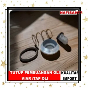 (KUALITAS IMPORT)TUTUP TAP OLI VIAR TAP OLI VIAR TUTUP PEMBUANGAN OLI VIAR SPARE PARTS RODA TIGA