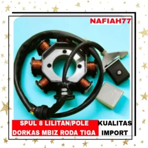 (KUALITAS PREMIUM)SPULL 8 LILITAN SPULL 8 LILITAN/POLE SPULL DORKAS M BIZ SPARE PART RODA TIGA