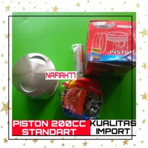 PISTON VIAR STANDARD 200CC KAISAR RADIATOR SPAREPART MOTOR RODA TIGA