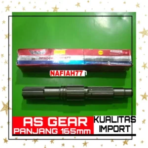 (KUALITAS IMPORT)AS GEAR VIAR 200CC AS GEAR PANJANG 165MM AS GIR VIAR SPARE PARTS MOTOR RODA TIGA