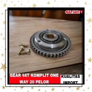 (KUALITAS IMPORT) GEAR 46T KOMPLIT ONE WAY 20 PELOR GIGI 46T ONE WAY VIAR 20/PELOR GER 46T KOMPLIT WANWE VIAR