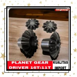 (KUALITAS BAGUS) PLANET GEAR 16T:11T PLANET GER 16T:11T DIFFERENTIAL GIGI PLANET GARDAN BELAKANG GIGI GARDAN BELAKANG VIAR GIGI PLANET GARDAN VIAR