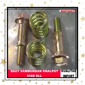 (TERMURAH)BAUT KNALPOT BAGIAN BAWAH VIAR KAISAR BAUT SAMBUNGAN KNALPOT VIAR KAISAR SPARE PARTS MOTOR RODA TIGA